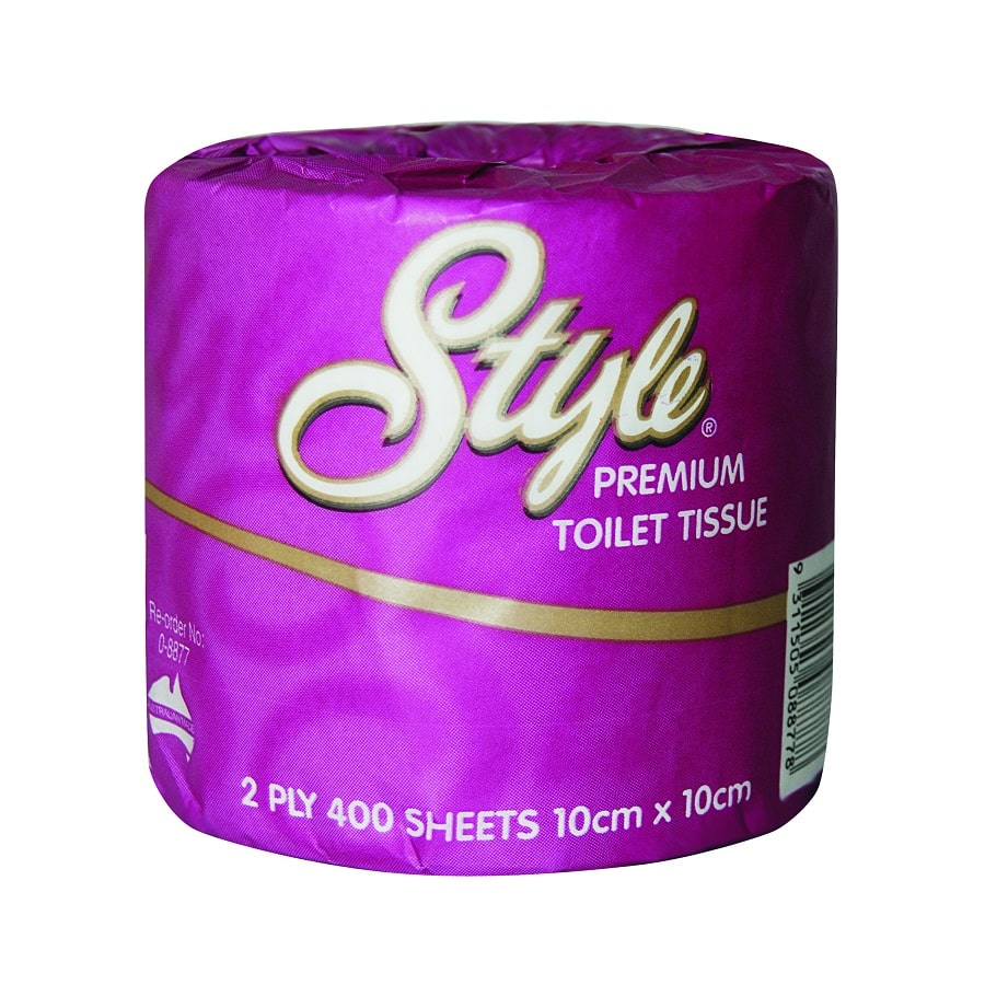 0-8877.jpg Abc toilet paper style premium 400sht 2ply 0-8877 | ac cleaning supplies
