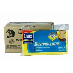 Chux dusting oil impregnated cloths 125ctn ac-09752 | ac cleaning supplies