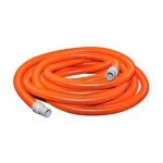 Vac hose 7.5m for shampoo machine 38mm orange with hose cuffs 10-0993or | ac cleaning supplies