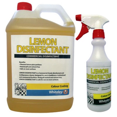 Whiteley lemon disinfectant 5l 120171 | ac cleaning supplies