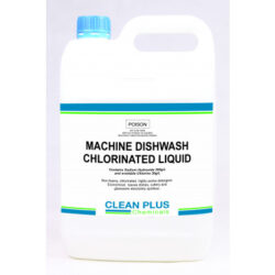 Clean plus machine dishwash chlorinated liquid 5l 13002 | ac cleaning supplies
