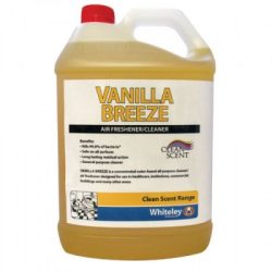 Whiteley vanilla breeze air freshener cleaner 5l 210205 | ac cleaning supplies
