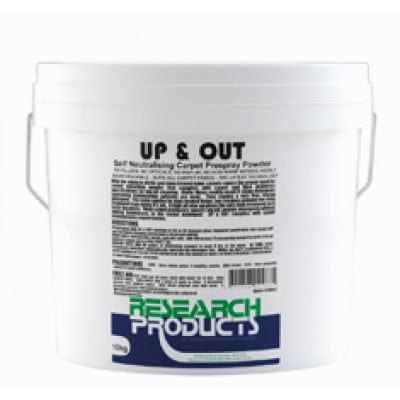 Research up&out carpet pre-spray powder 10kg 217010 | ac cleaning supplies