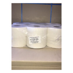 Abc jumbo mini toilet paper rolls 3/spjm200 | ac cleaning supplies