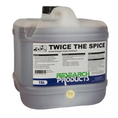 Research twice the spice deodoriser cleaner 15l 38015 | ac cleaning supplies