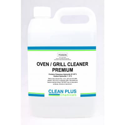 Clean plus oven/grill cleaner premium 5l 40502 | ac cleaning supplies