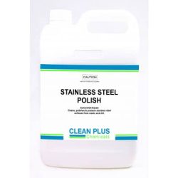Clean plus stainless steel polish solvent based 5l 41402 | ac cleaning supplies