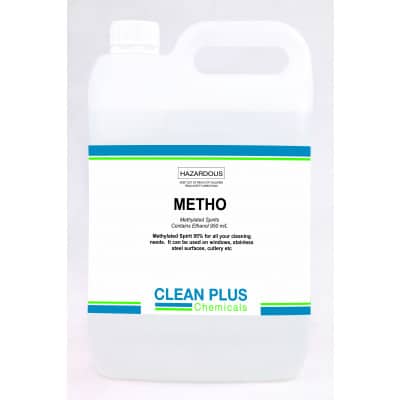 Clean plus metho methylated spirit 25l 2223 | ac cleaning supplies