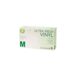 Vinyl ultrafresh clear gloves powder free large pk100 468402/lg100 | ac cleaning supplies