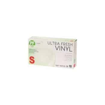 Vinyl ultrafresh clear gloves powder free small 100pk 468402/sml100 | ac cleaning supplies