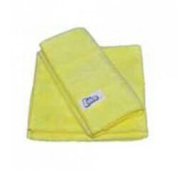 Edco merryfibre microfibre cloth yellow 3pk 58002y | ac cleaning supplies