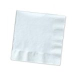 Abc serviette premium dinner 2ply white 400mmx400mm 1000's a-216w | ac cleaning supplies
