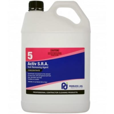 Peerless activ s.r.a soil removing agent heavy duty cleaner 5l actsra5 | ac cleaning supplies