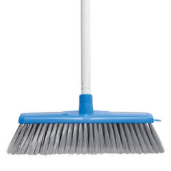 Oates broom indoor with handle b-10403f | ac cleaning supplies