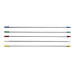 Oates aluminium mop handle 1.5m blue thread b11583-b | ac cleaning supplies