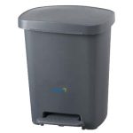 Oates pedal bin grey 30l bb-30pgy | ac cleaning supplies