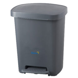 Oates pedal bin grey 30l bb-30pgy | ac cleaning supplies