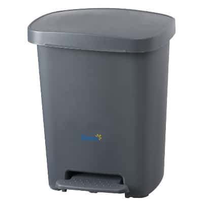 Oates pedal bin grey 30l bb-30pgy | ac cleaning supplies