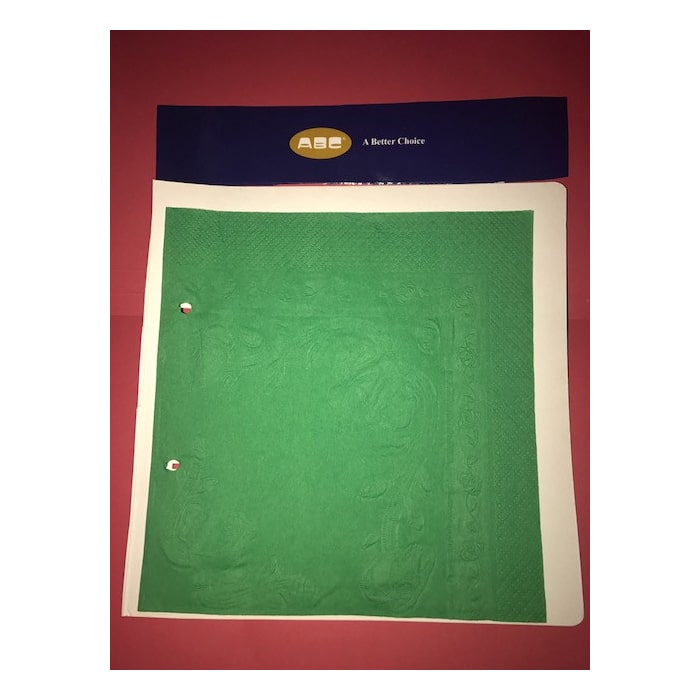 Abc serviette luncheon 2ply dark green 315mmx315mm 2000's d-213dg | ac cleaning supplies