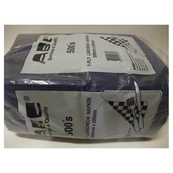 Abc serviette dinner 2ply black 400mmx400mm 1000's d-216blk | ac cleaning supplies