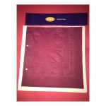 Abc serviette dinner 2ply burgandy 400mmx400mm 1000's d-216bu | ac cleaning supplies