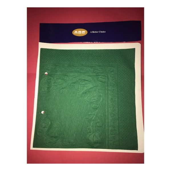 Abc serviette dinner 2ply mountain pine 400mmx400mm 1000's d-216mp | ac cleaning supplies