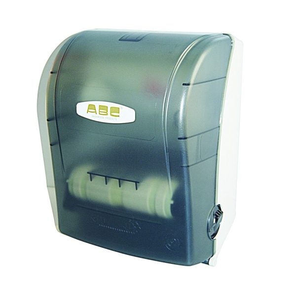 Abc dispenser auto cut cutmatic towel lockable dis-2000 | ac cleaning supplies