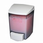Gala soap dispenser encore 840ml white logo for bulk fill soap 59330 | ac cleaning supplies
