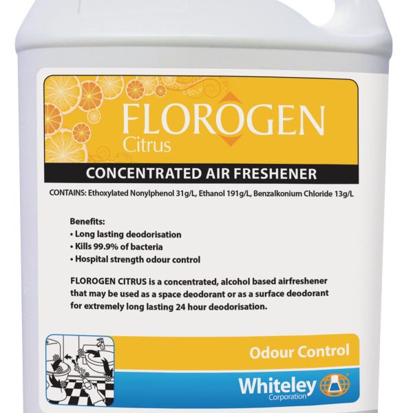Whiteley florogen citrus air freshener 5l 060082 | ac cleaning supplies