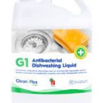 Clean plus g1 antibacterial dishwash liquid 5l 90102 | ac cleaning supplies