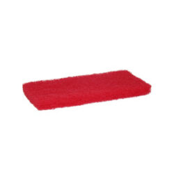 Utility glitterpad red 250x115mm hkglpr | ac cleaning supplies