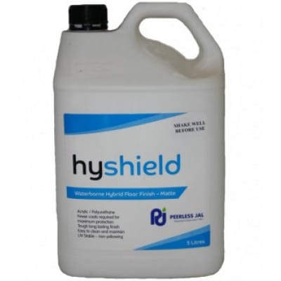 Peerless hyshield matte hybrid floor finish 5l hyshma5 | ac cleaning supplies