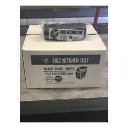Bin liner black 36l 1000ctn ktlb | ac cleaning supplies