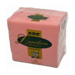 Abc serviette luncheon 2ply pink 315mmx315mm 2000's l-213p | ac cleaning supplies