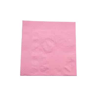Abc serviette dinner 3ply pink 400mmx400mm 1000's l-316p | ac cleaning supplies