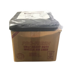 Garbage bag black 120l 250ctn ld-blb120l | ac cleaning supplies