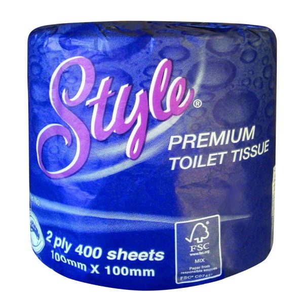 Abc toilet paper premium scented 400sht 2ply p-400 | ac cleaning supplies