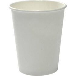 Paper coffee cup single wall 8oz white cup008 | ac cleaning supplies
