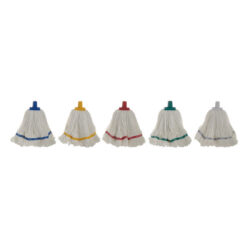 Sabco microfibre mop head 350g white sab34054 | ac cleaning supplies
