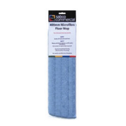 Sabco microfibre flat mop refill blue 40cm | ac cleaning supplies