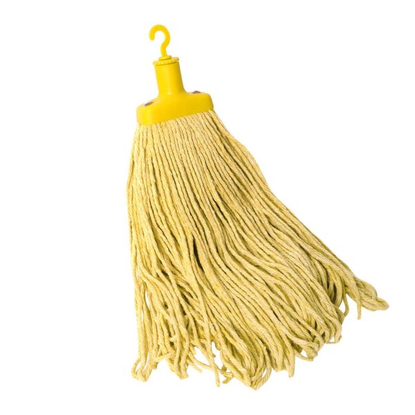 Sabco cotton mop head 400g yellow sabc-2125 | ac cleaning supplies