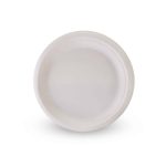 Plates sugarcane 7" 180mm round 1000ctn sc7rnd | ac cleaning supplies
