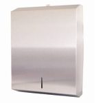 Abc dispenser interleaved hand towel stainless steel d-928/ss | ac cleaning supplies