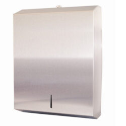 Abc dispenser interleaved hand towel stainless steel d-928/ss | ac cleaning supplies